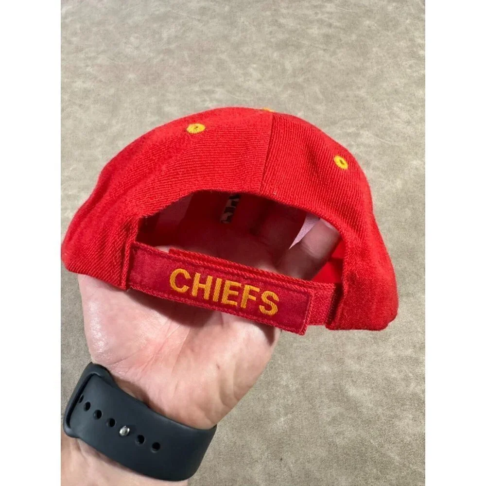 Vintage NFL Kansas City‎ Chiefs Wool Embroidered Hat Cap OS